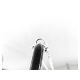 .925 Sterling Silver Topaz Cat Pendant Necklace