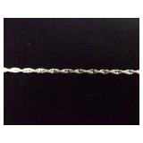 .925 Sterling Silver Opalite Pendant Necklace