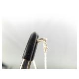 .925 Sterling Silver Opalite Pendant Necklace