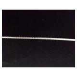 .925 Sterling Silver Blue Agate Pendant Necklace