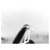 .925 Sterling Silver Blue Agate Pendant Necklace