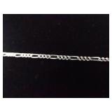 .925 Sterling Silver Semi Precious Stone Set Pendant Necklace