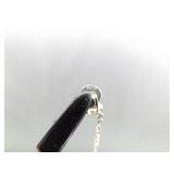 .925 Sterling Silver Semi Precious Stone Set Pendant Necklace