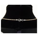 .925 Sterling Silver Amethyst Crystal Pendant Necklace