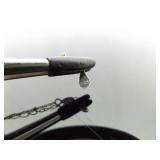 .925 Sterling Silver Rose Quartz Pyramid Pendant Necklace