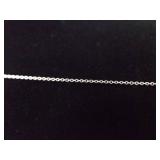 .925 Sterling Silver Jade Cabochon Pendant Necklace