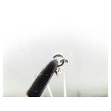 .925 Sterling Silver Calcedony Dragons Veins Agate Pendant Necklace