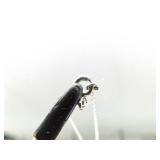 .925 Sterling Silver Calcedony Dragons Veins Agate Pendant Necklace