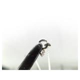 .925 Sterling Silver Calcedony Dragons Veins Agate Pendant Necklace