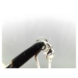 .925 Sterling Silver Citrine Healing Crystal Pendant Necklace