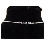 .925 Sterling Silver Chocolate Carnelian Stone Pendant Necklace