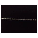 .925 Sterling Silver Moss Agate Pendant Necklace