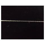 .925 Sterling Silver Moss Agate Pendant Necklace