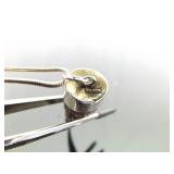 .925 Sterling Silver RARE Dik Dik Horn Pendant Necklace