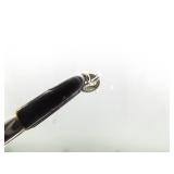 .925 Sterling Silver RARE Dik Dik Horn Pendant Necklace