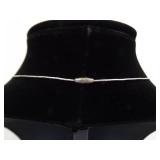 .925 Sterling Silver Liquid Silver Genuine Pearl Dangle Pendant Necklace