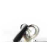 .925 Sterling Silver 10k Yellow Gold and Diamond Accented Jane Seymour Open Heart Pendant Necklace