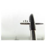 .925 Sterling Silver 10k Yellow Gold and Diamond Accented Key To My Heart Pendant Necklace