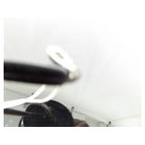 .925 Sterling Silver 10k Yellow Gold and Diamond Accented Key To My Heart Pendant Necklace