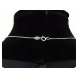 .925 Sterling Silver Diamond Accented Heart Pendant Necklace