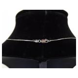 .925 Sterling Silver Diamond Accented Heart Pendant Necklace