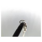 .925 Sterling Silver Diamond Accented Heart Pendant Necklace