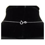 .925 Sterling Silver Diamond Accented Snowflake Pendant Necklace