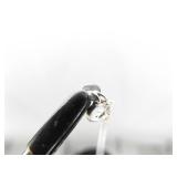 .925 Sterling Silver Diamond Accented Snowflake Pendant Necklace