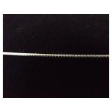 .925 Sterling Silver Zirconia Solitaire Pendant Necklace