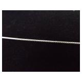 .925 Sterling Silver Zirconia Solitaire Pendant Necklace