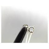 .925 Sterling Silver Zirconia Solitaire Pendant Necklace