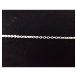 .925 Sterling Silver Art Nouveau Pendant Necklace