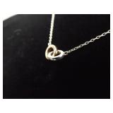 .925 Sterling Silver Rings Necklace