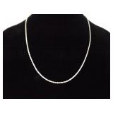 .925 Sterling Silver Thicker Styled Chain Necklace