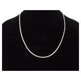 .925 Sterling Silver Thicker Styled Chain Necklace