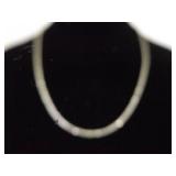 .925 Sterling Silver Thicker Styled Chain Necklace