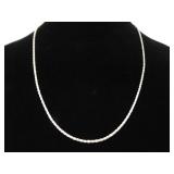 .925 Sterling Silver Thicker Styled Chain Necklace