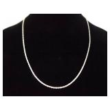 .925 Sterling Silver Thicker Styled Chain Necklace