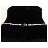 .925 Sterling Silver Thicker Styled Chain Necklace