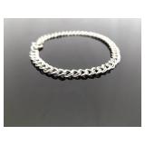 .925 Sterling Silver Naked Charm Bracelet