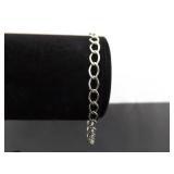 .925 Sterling Silver Naked Charm Bracelet