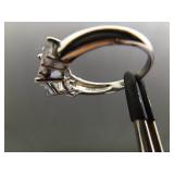 .925 Sterling Silver Mystic Quartz Crystal Ring Size 10