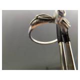 .925 Sterling Silver Amethyst Navajo Ring Size 7.5