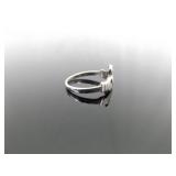 .925 Sterling Silver Irish Claddagh Ring Size 6.75