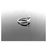 .925 Sterling Silver Irish Claddagh Ring Size 6.75