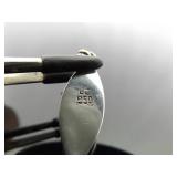 .925 Sterling Silver Multi Colored Inlayed Stone Hopi Dangle Hook Earrings