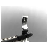 .925 Sterling Silver Dual Personality Diamond Hinged Post Earrings