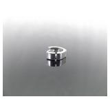 .925 Sterling Silver Dual Personality Diamond Hinged Post Earrings