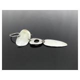 .925 Sterling Silver Robert Lee Morris Designed Dangle Hook Earrings