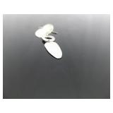 .925 Sterling Silver Robert Lee Morris Designed Dangle Hook Earrings